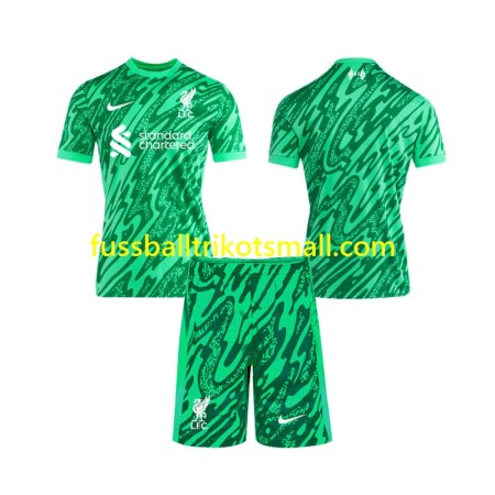 Fußballtrikots Liverpool Torwart Kinder 2024-2025 Kurzarm Auswärts-trikot kaufen